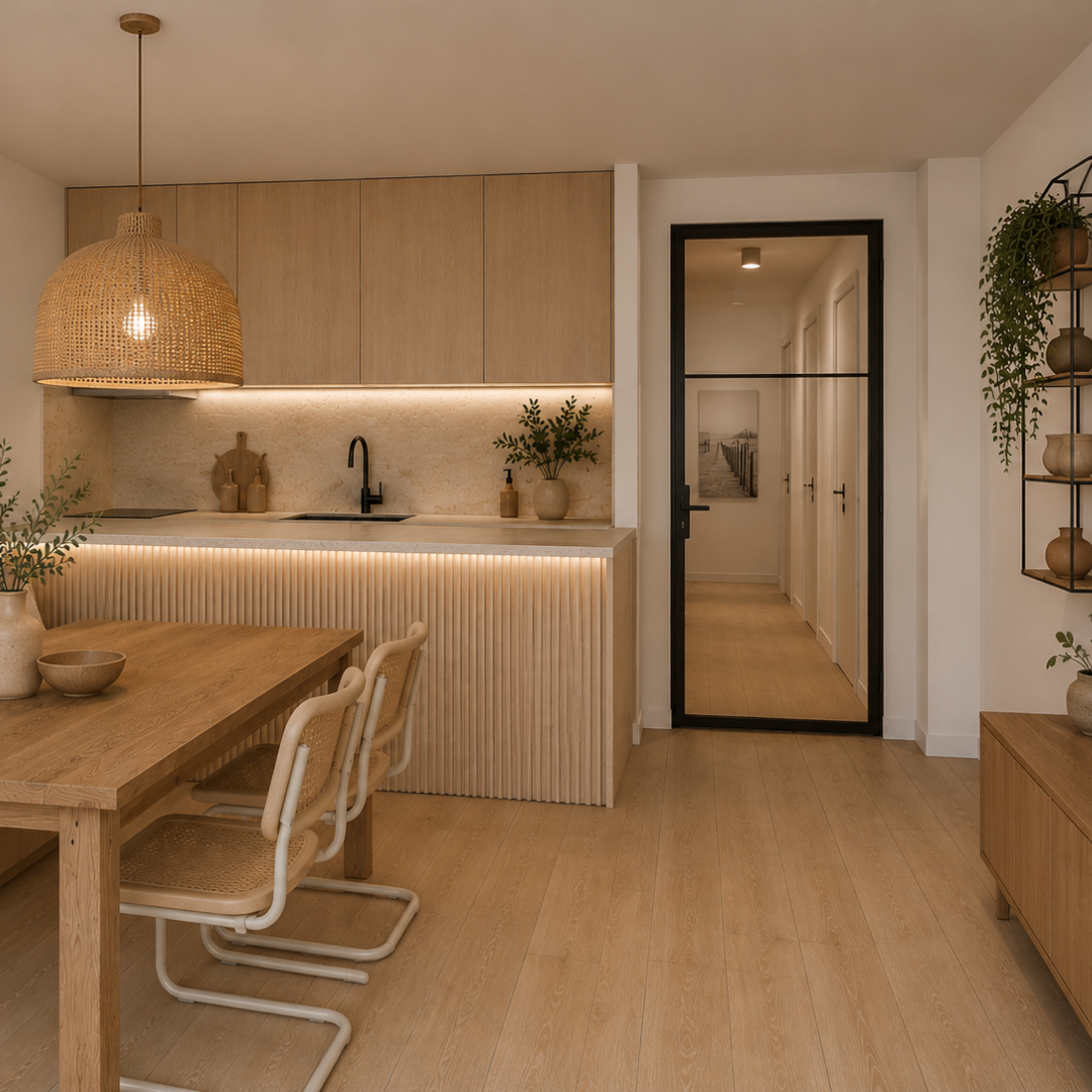 Leefkeuken van het ODK appartement